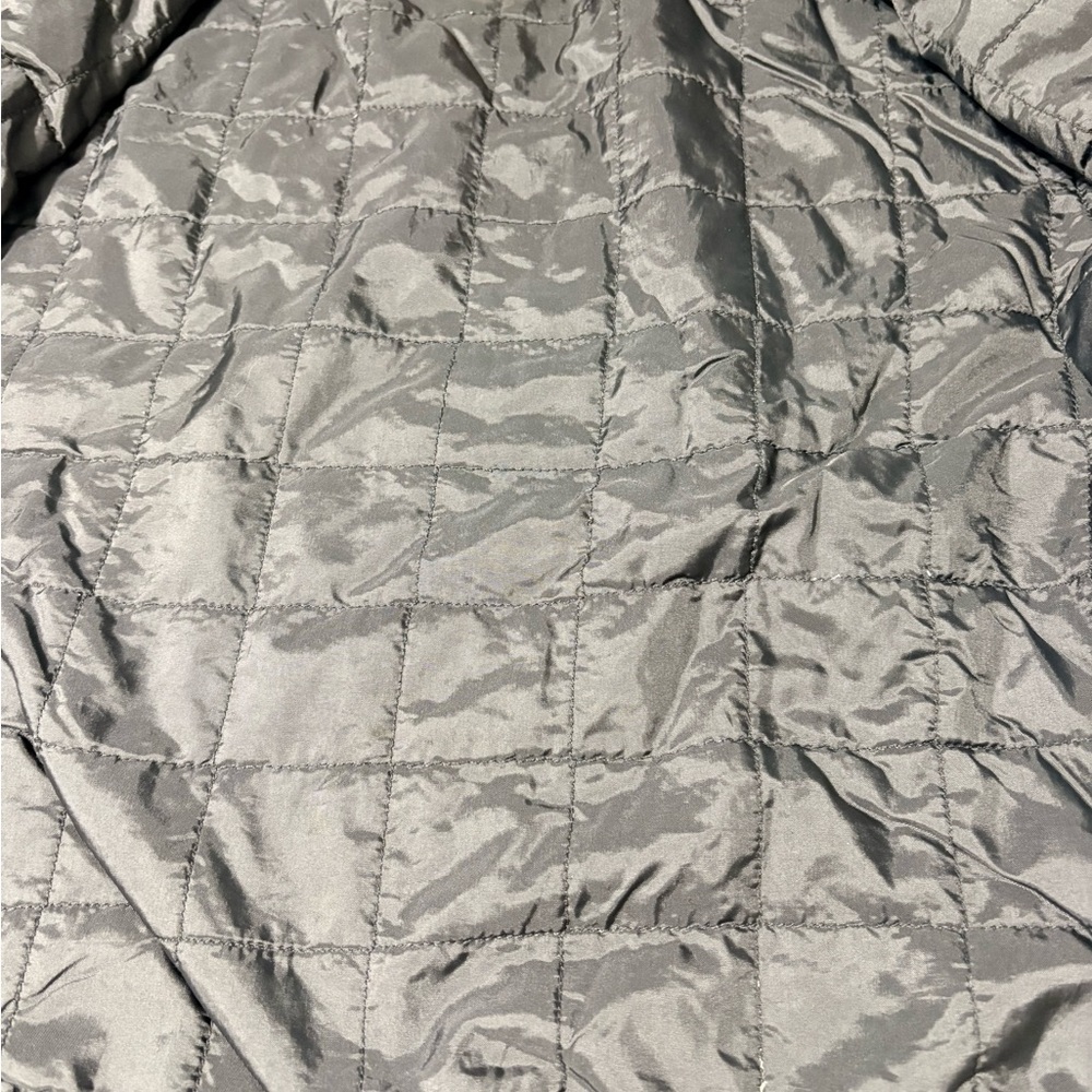 Vintage Woman’s Pendleton Red Plaid Quilted Fleece BlackCorduroy Snap Front Vest - Picture 10 of 11